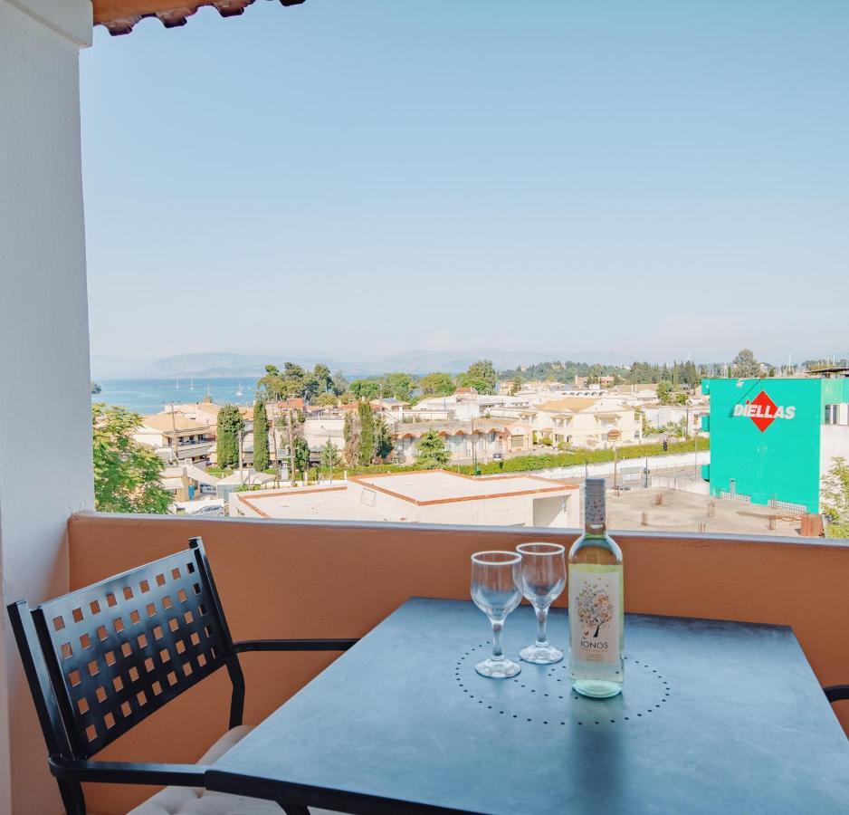 Villa Rosa Apartments Gouvia Bagian luar foto
