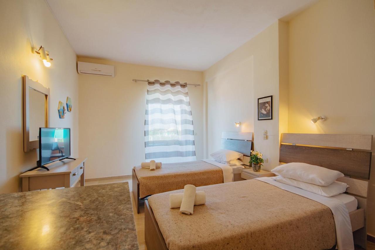Villa Rosa Apartments Gouvia Bagian luar foto